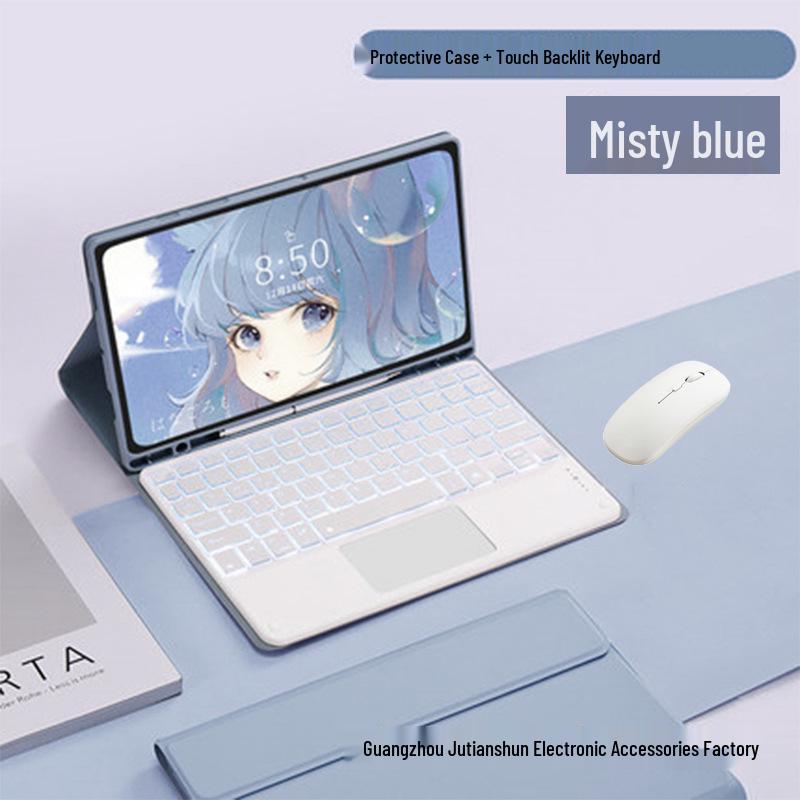 iPad Air M4 Tablet Bluetooth Keyboard Protective Case