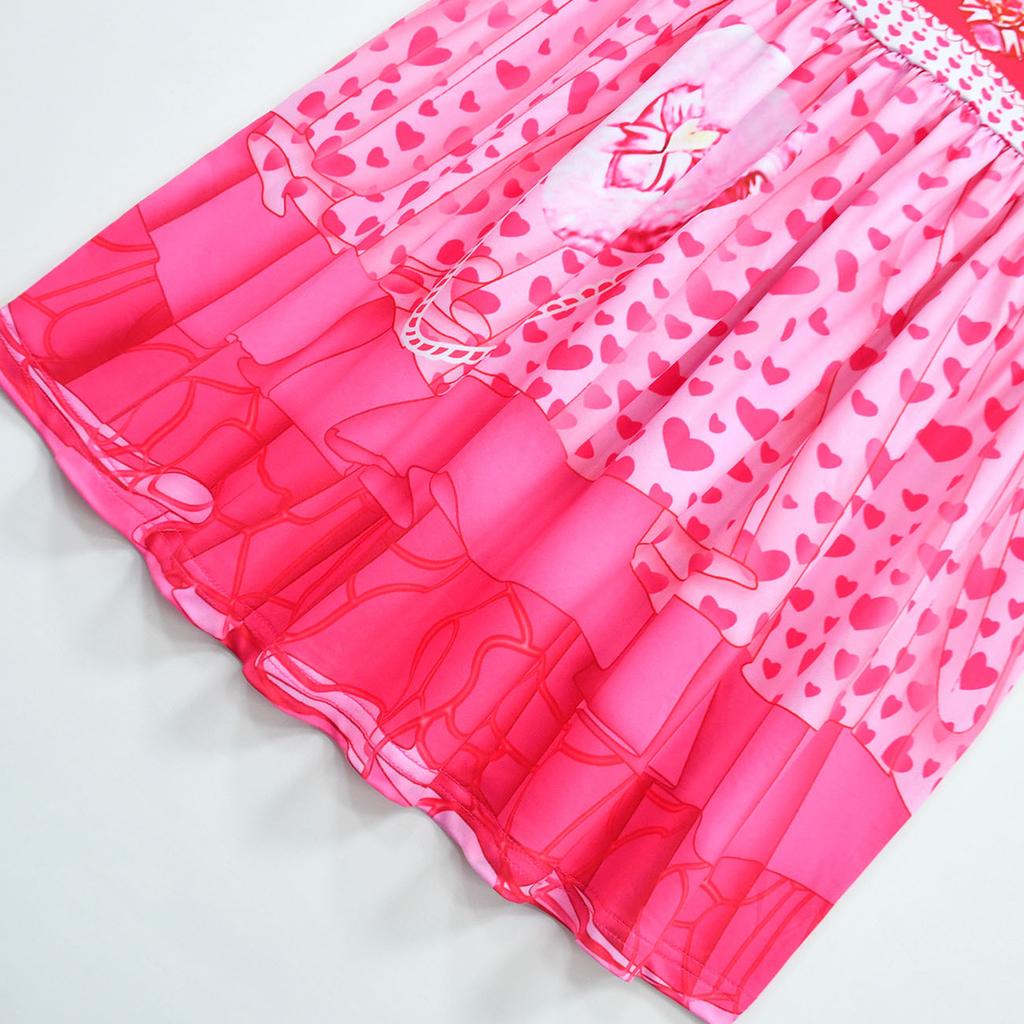 Kids Sleeve Dress for Girls, Casual Everyday Children's Dress