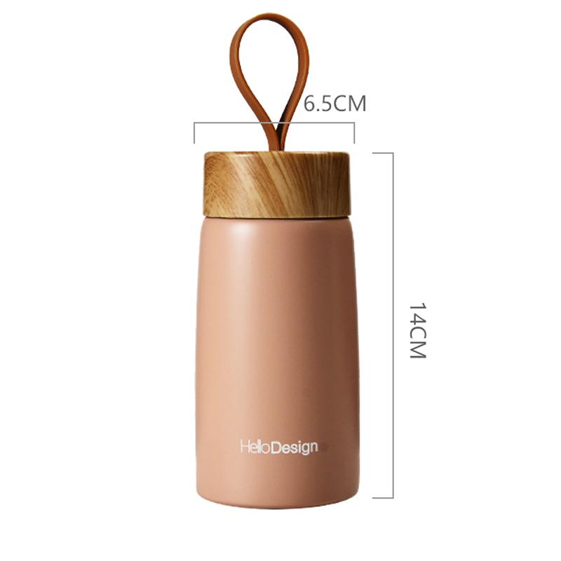 Insulated Coffee Mug 304 Stainless Steel Tumbler Water Thermos Vacuum Flask Mini Water Bottle Portable Travel Mug Thermal Cup