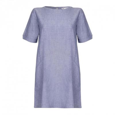 Womens/Ladies Chambray Tunic Dress