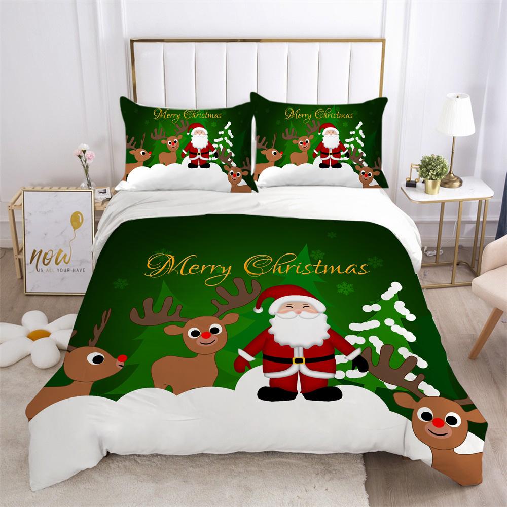 Duvet Cover Merry Christmas Home Bedspreads King Size Comforter Cover Lovely Bedding Suits Children Bedding Sets