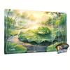 Cute Sleeping Frog Rainy Lotus Large Mouse Pad Playmat 24x14 Mtg Tcg Office Desk Mat For Work Game Pc Laptop Carpet Mousepad