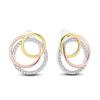 Cute Unicorn Stud Earrings Silver Plated for Little Girl Crystal Cat Mouse Elephant Heart Star Earring Gift Jewelry