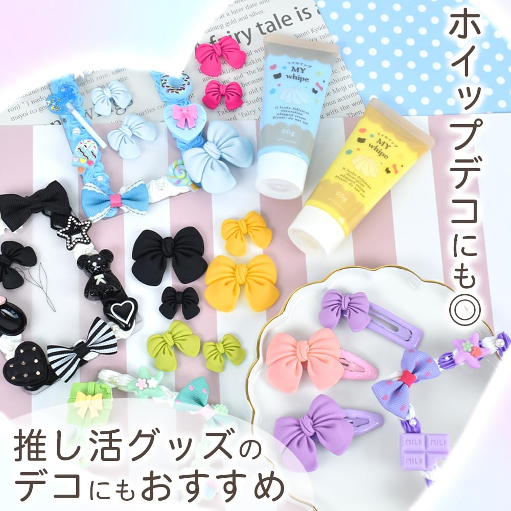 MYmama Girls' Decorative Parts, 12 Types, 24 Pieces, Approx. 16mm-25mm, Kids' Oshikatsu Fancy (14447-1)