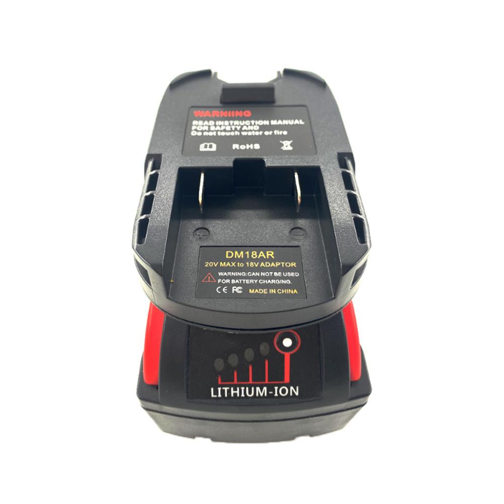 Battery Adapter For Milwaukee/Dewalt 18V Li-ion Battery Convert To For RIDGID