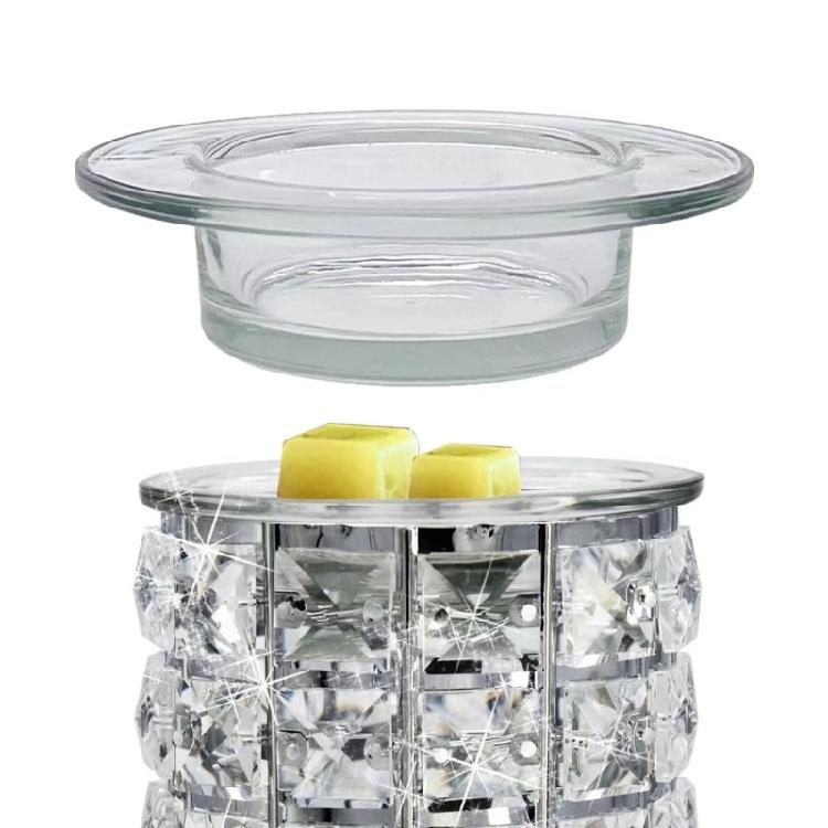 2er-Pack Glas Wachsschmelz-Ersatzschalen Hitzebeständig 4,5 Zoll Öl-Heizschale Für Kerzenwärmer Und Raumdüfte