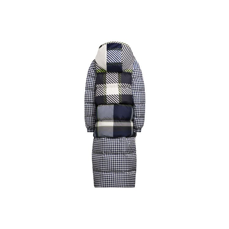 Adidas Originals X Ivy Park Puffer Three-In-One Detachable Hooded Down Plaid Jacket Men Outerwear White HH9523