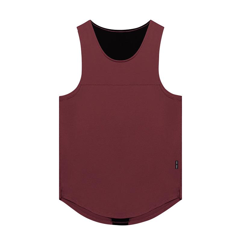 Men's Summer Elastic Fitness Vest - Stylish Printed Sleeveless T-Shirt