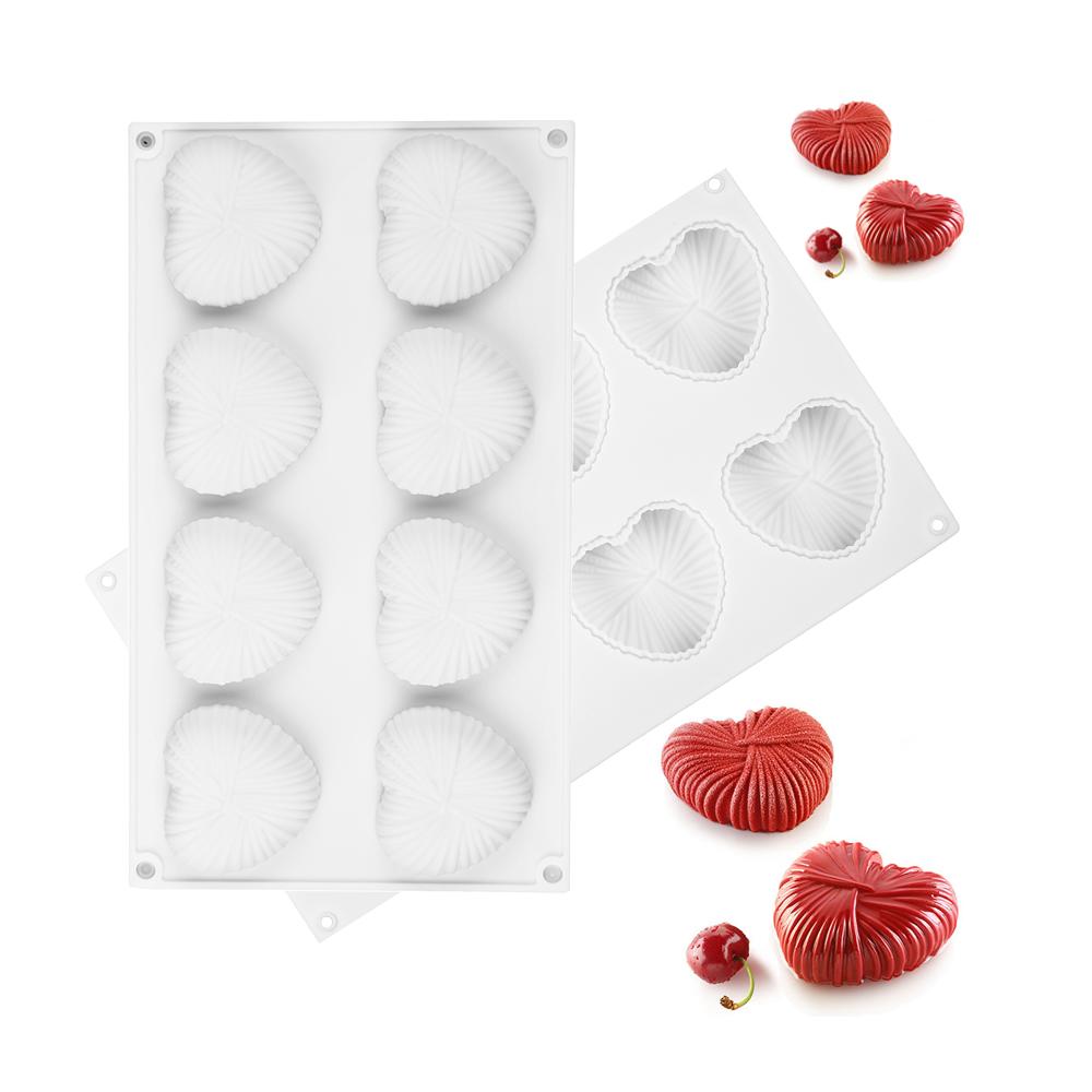 Love Mousse Silicone Cake Mold Cake Baking Tools Mousse Chocolate Mold 3D Cake Tray Baking Pan