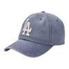 MLB Cotton Baseball Caps Unisex Denim Blue Fashion 3ACPVV65N-07NYS