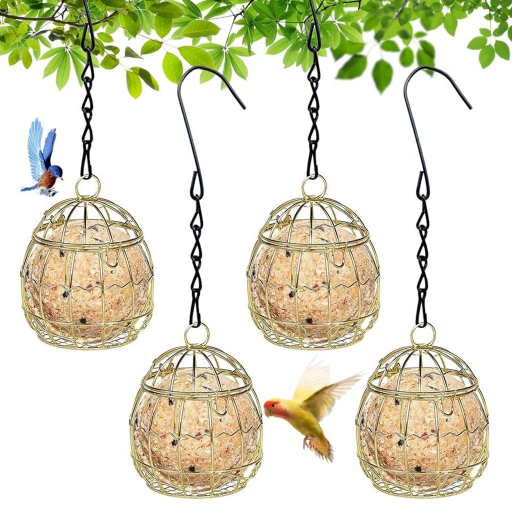 Outdoor Bird Cage Bird Feeder Hanging Bird Feeder Garden Yard Feeder