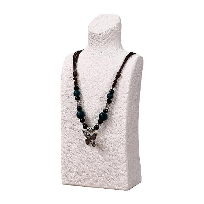 Sturdy Base Jewelry Holder with Thickened Support Ensuring Stability for Necklace Exhibition Secure Display