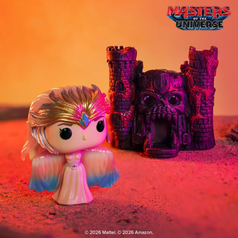 Funko Town Masters of the Universe Sorceress and Castle Grayskull Live Action Version Pop!