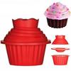 Premium Silicone Big Top Cupcake Mold For Irregular Muffin And Mousse Cakes