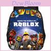 Mochila Escolar Roblox de 15 polegadas, Grande Capacidade, Leve, de Tecido Oxford, Para Crianças