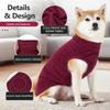 XS-3XL Dog Autumn Winter Vest Clothes Warm Fleece Pet Coat Home Wear Pet Hoodie for 4-42.5kg Medium Large Dogs Labrador Dog