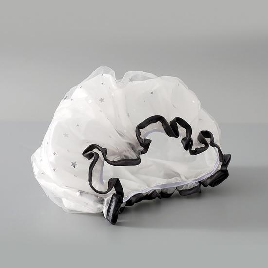 Bath Hat Star Pattern Double Layer PVC Kids Shower Shampoo Cap for Bathroom