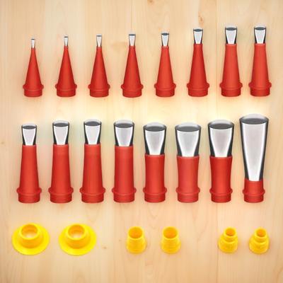 Universal Integrated Rubber Nozzle Tool Kit Reusable Sealing Caulking Nozzle Coating Reusable Rubber Nozzle Tool Kit