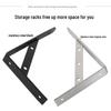 Stainless Steel Wall-Mounted Tripod Bracket for Load-Bearing Support and Partition Fixing