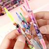 3pcs Kpop Witch Hunt Fluorescent Pen Cartoon Double Headed Marking Pen Present Tall Beauty Student Stationery Great for Daily Use
