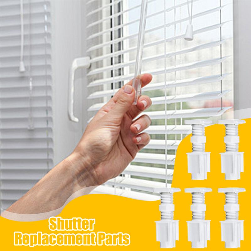 Blind Installation Code Shutter Roller 5X Window Blind Brackets Louver Replacement Rack Set For Workplace Living Room Bedroom
