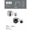 CAPTAIN STAG HD Mug, Double Stainless Steel, Vacuum Insulated, Keeps Drinks Hot or Cold, with Lid, 450ml, Silver, UE-3494