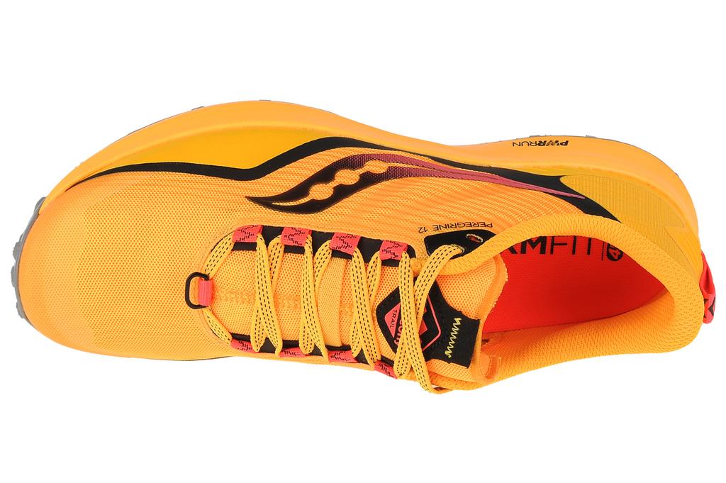 Saucony Peregrine 12, Mens yellow Running shoes