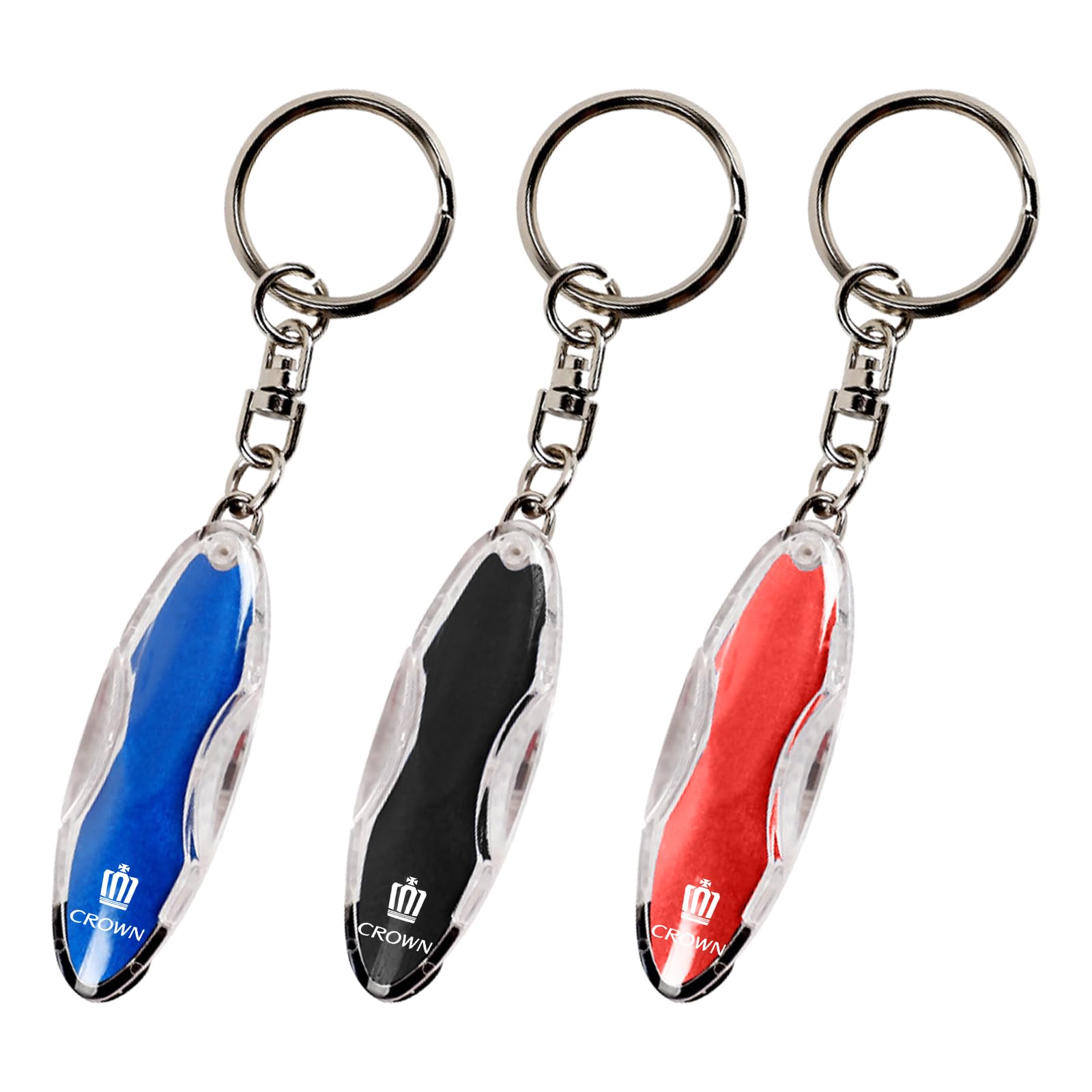 [Fumezu] Static Elimination Keychain Compatible Crown Compatible (3 Pieces) Antistatic crown application