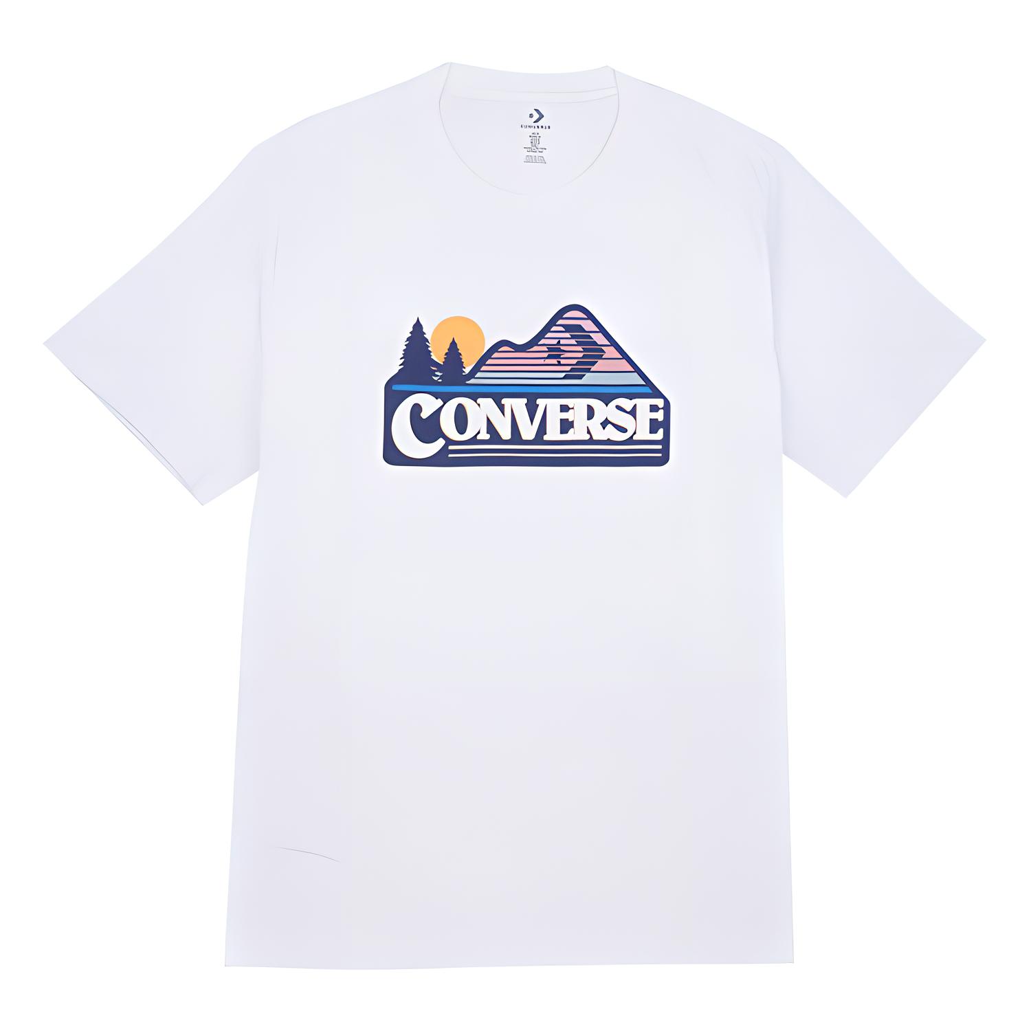 Converse ELEVATED COLLECTION T Shirt Men s White 10026531-A02 XXL