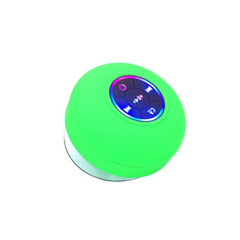 

Bathroom-proof Bluetooth Speaker With Suction Cup Portable Mini Wireless Speaker Outdoor зелений