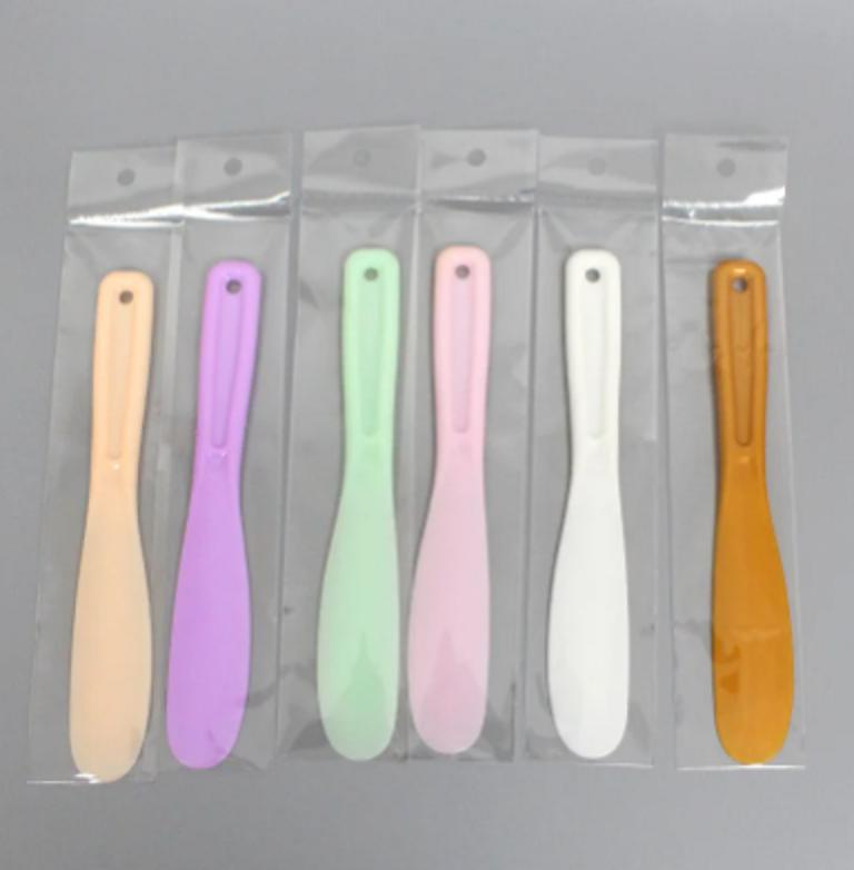 Silikon Ansiktsmask skål Plast Mjuk skål Ansiktsmask Stick Beauty Regulating Bowl Mixing Applikator