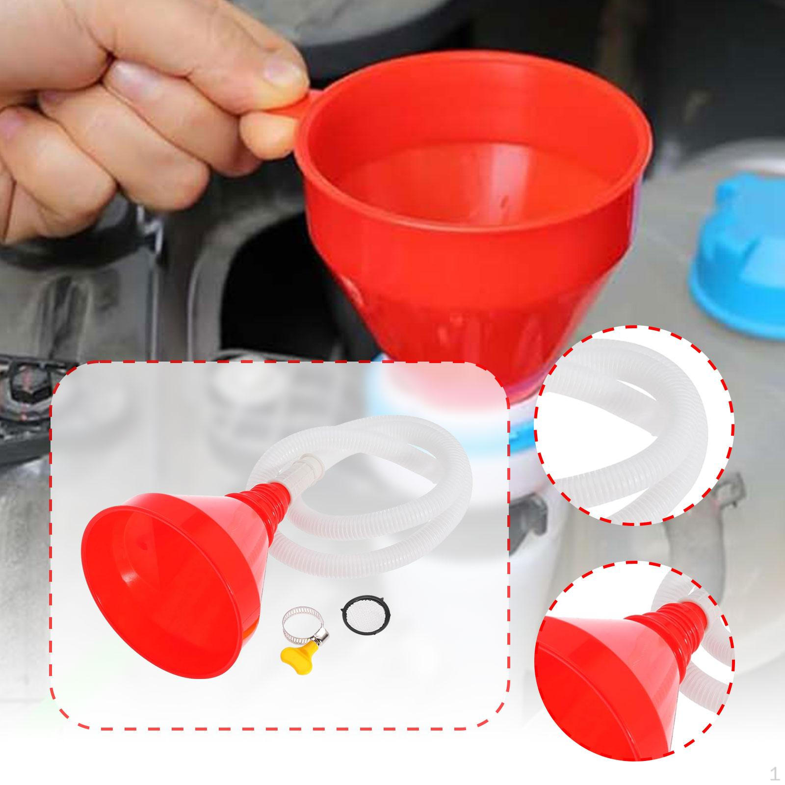 

Автомобильная масляная воронка с гибким шлангом, автомобильный аксессуар с зажимом, замена, мощная, герметичная 1m Tube