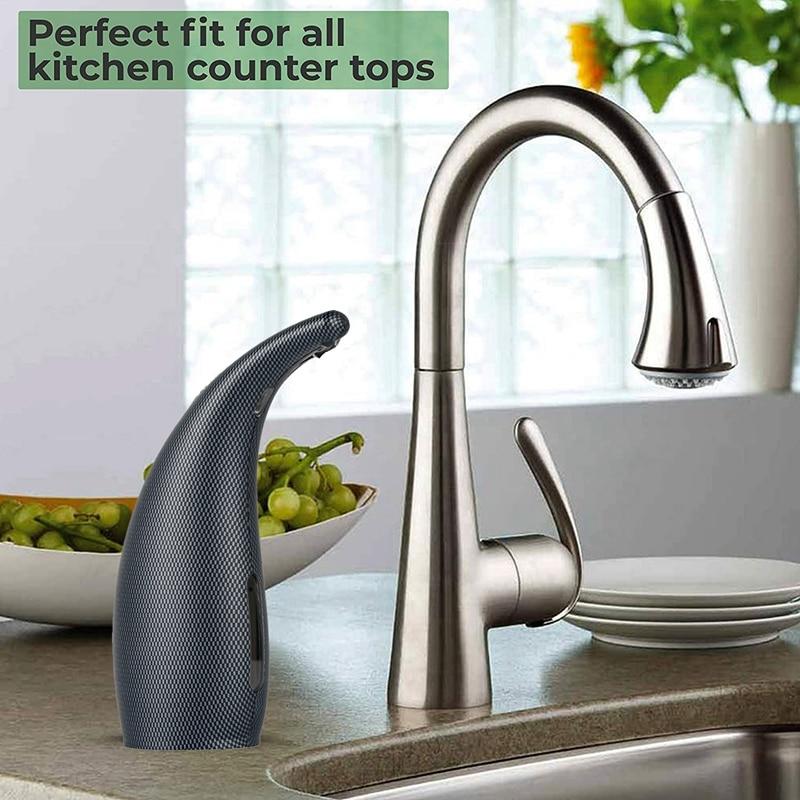 300ml Automatic Electric and Liquid Hand Soap Dispenser, Automatic Waterless Infrared Motion Sensor, Black | Liquid Soap Dispensers
