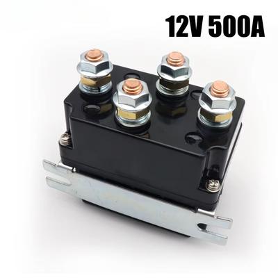 12V 500A Winch Remote Contactor 12000 Pounds Winch Control Solenoid Relay Twin Wireless Remote Recovery Universal For Car Jeep
