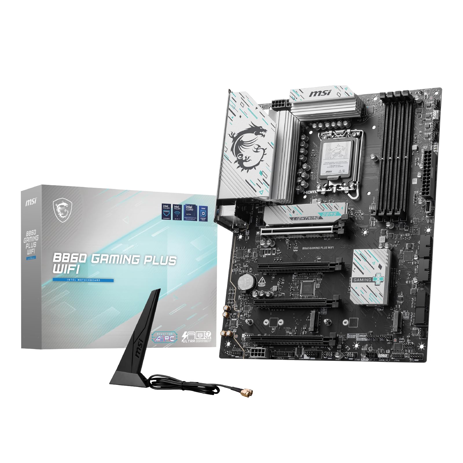 

MSI B860 GAMING PLUS WIFI ATX motherboard MB6683
