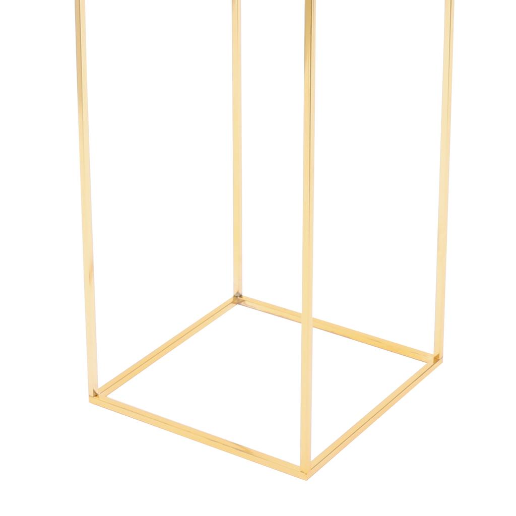 Gold Flower Floor Stand Metal Column Flower Stand Flower Arrangement For Wedding Party Dinner Centerpiece, Birthday Party