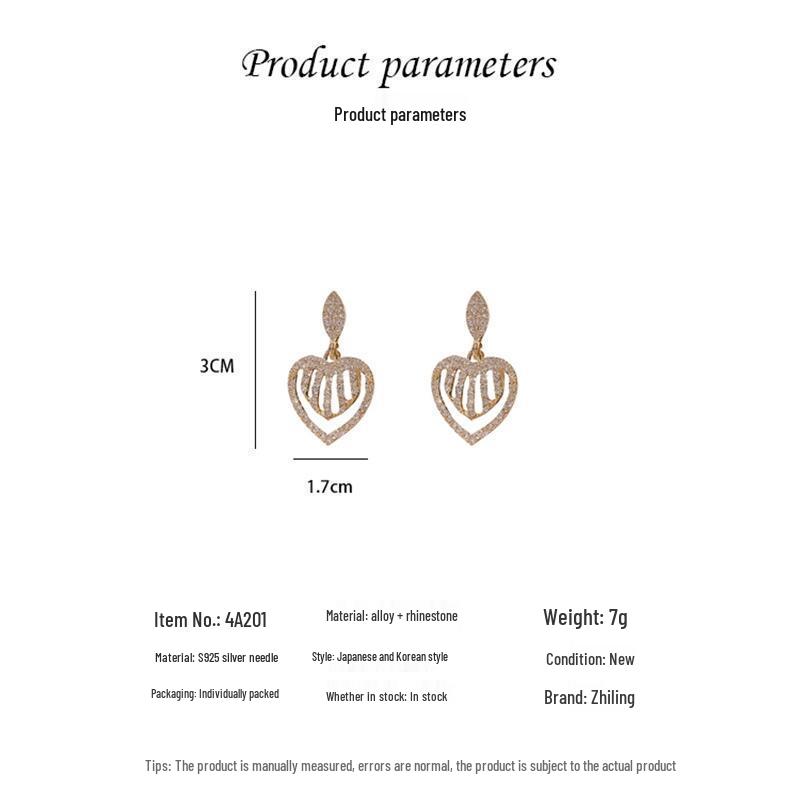 High-End 925 Sterling Silver Rose Stud Earrings: Luxurious Retro Design for Summer 2022