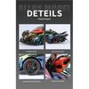 Simulation 1/32 Apollo EVO Electroplated Alloy Car Model Colorful Sports Car Ornaments Sound and Light Pull Back Children's Toys