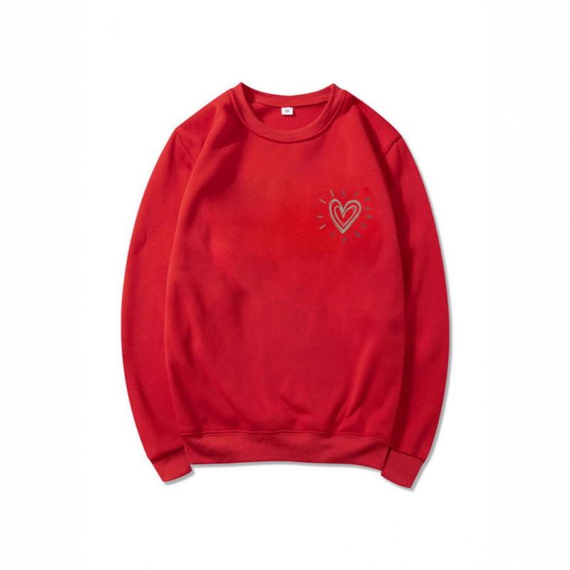 Unisex Oversized Hoodless Sweatshirt Women Men Fall Winter Casual Long Sleeve Cotton Blend Top