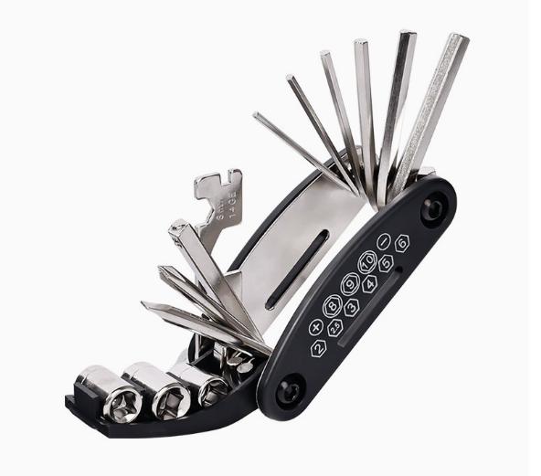 Bicycle Repair Tool Kit 16 in 1 Multifunction Bike Fix Tools Practical Bicycle Repair Tool Bike Accessory