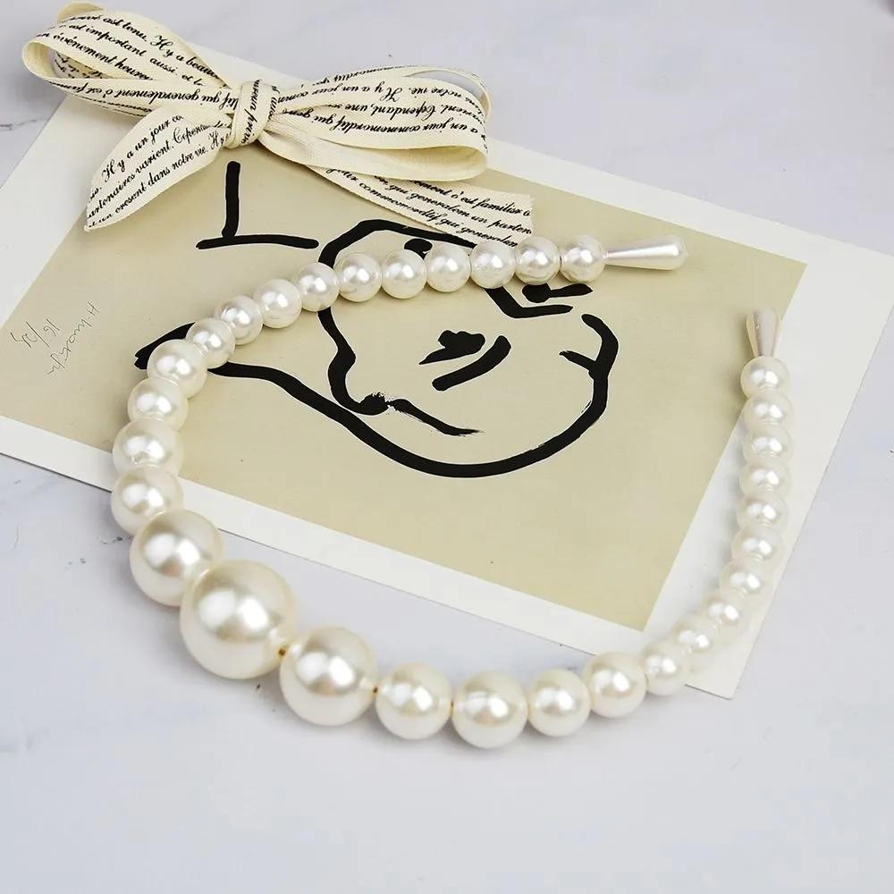 Headband Pearl Point Pearl Hairband Big