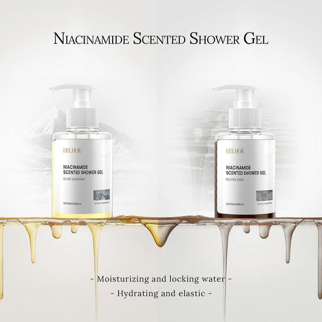 Eelhoe Niacinamide Scented Body Wash (Silver Mountain Spring) Cleanses The Body, Brighens The Skin Tone, Refines Pores, And Moisturizes And Repairs