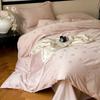 100 Long-Staple Cotton 4Pcs Set, High-End Jacquard Embroidery Bedding 4Pcs Set
