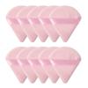 10/20Pcs Triangle Velvet Powder Puff Pizza Flours Mini Face Makeup Sponge Cosmetics Washable Lightweight Makeup Tool
