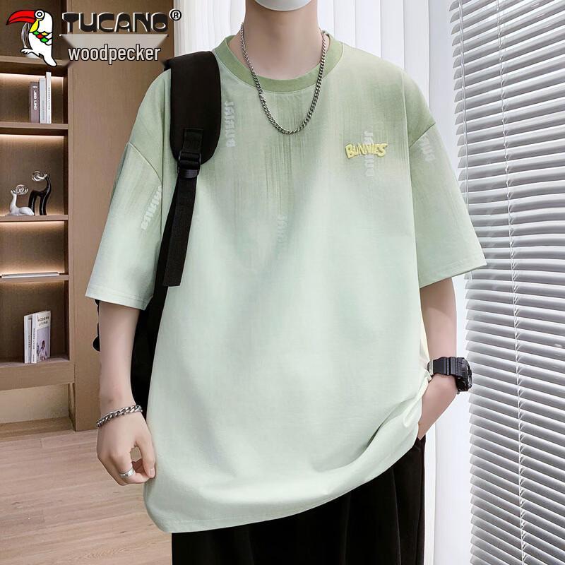 Tucano Men's Loose Fit Gradient Short-Sleeve T-Shirt