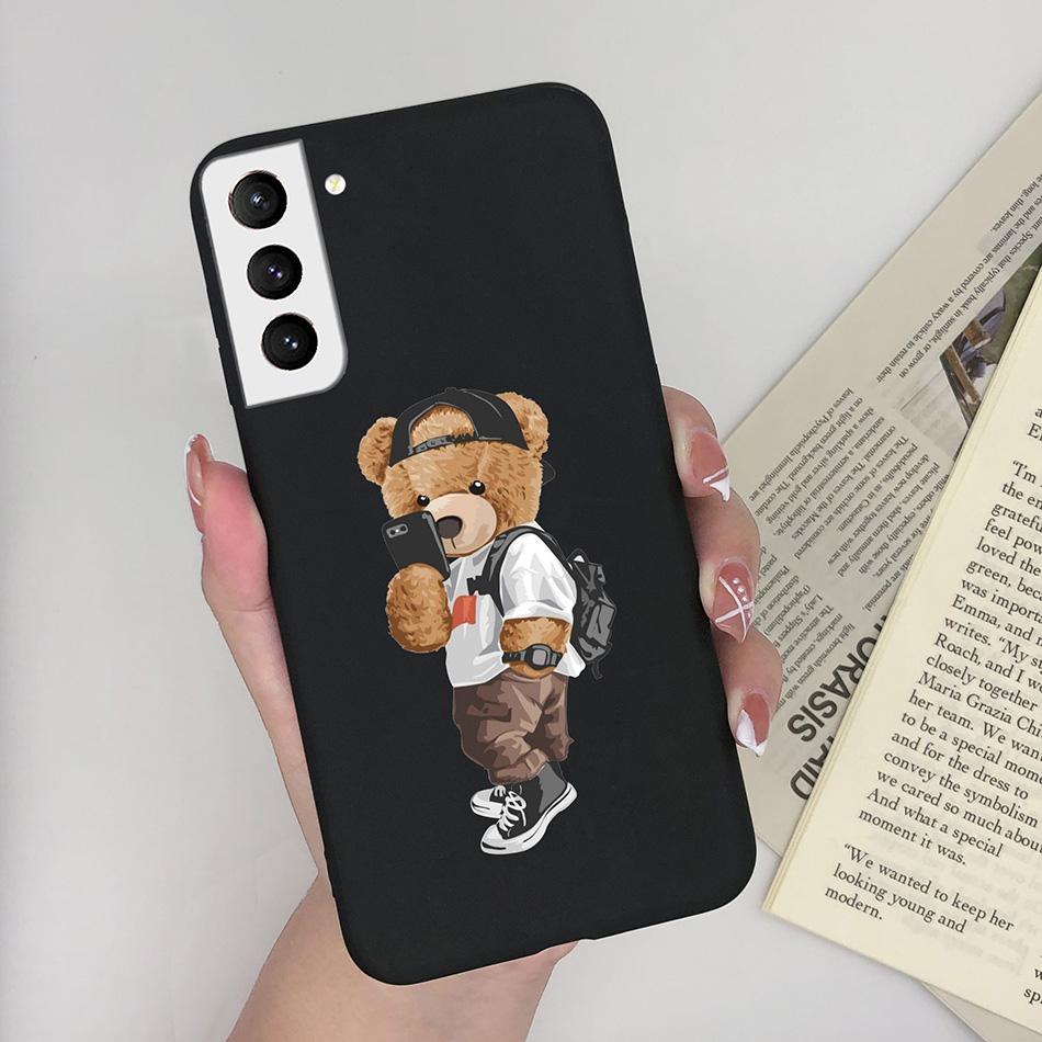 For Samsung Galaxy S21 Plus Ultra FE 5G Case Cute Painted Silicone Soft Protective Phone Cover for SamsungS21 S 21 FE Plus Ultra