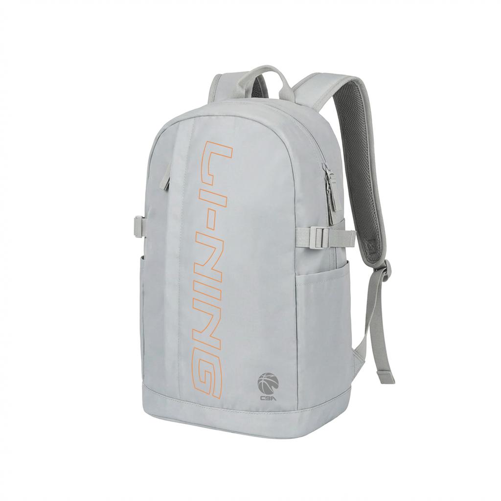 Li Ning Polyester Backpack Regular Unisex Dawn Gray ABSW363-3