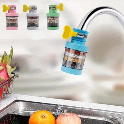 Wasserhahnfilter Haushaltsküche Wasserhahn Mini Leitungswasser Sauberer Reiniger Filter Filtration Patrone Kohlefilter