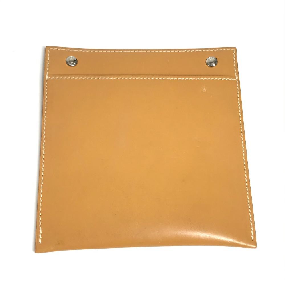 Hermes Leather La Tote Bag Tote Bag Shoulder Bag Bock Scarf Beige