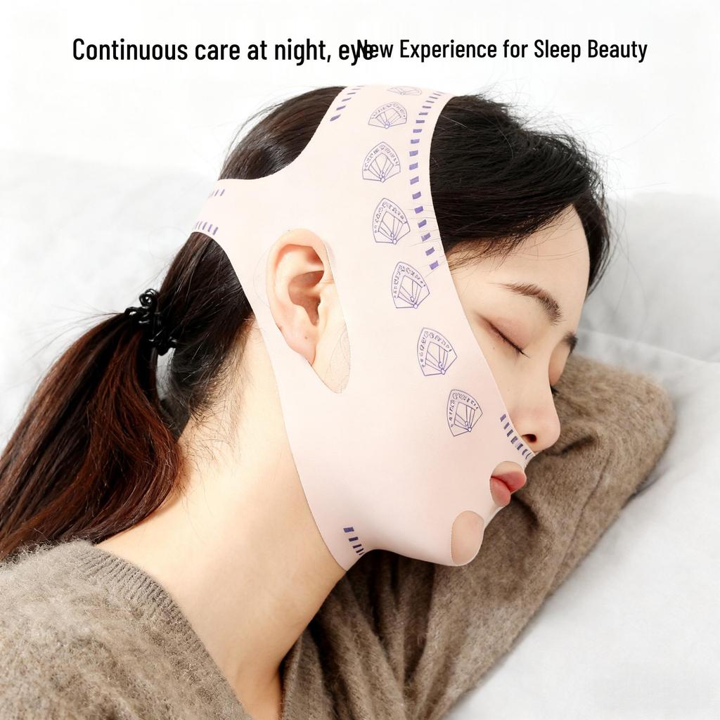 V-Face Slimming Band: Lift & Tighten to Reduce Double Chin and Nasolabial Folds, Improve Sleep, and Sculpt Facial Contours.